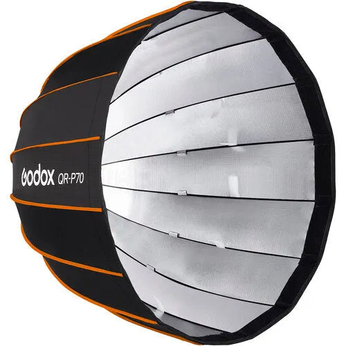 Godox P70 Quick Release Parabolic Softbox with Bowens Mount & Grid (70cm) - BHM Store