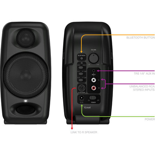 IK Multimedia iLoud Micro Monitors (Pair, Black)