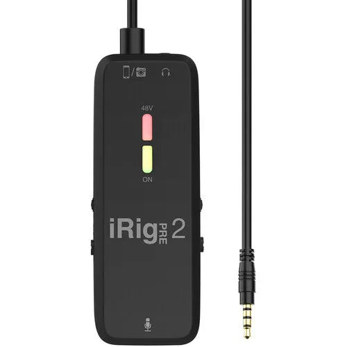IK Multimedia iRig Pre 2 Ultracompact XLR Microphone Interface - BHM Store