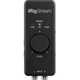 IK Multimedia iRig Stream Ultracompact 2x2 Audio Interface for Computers, Smartphones, and Tablets - BHM Store