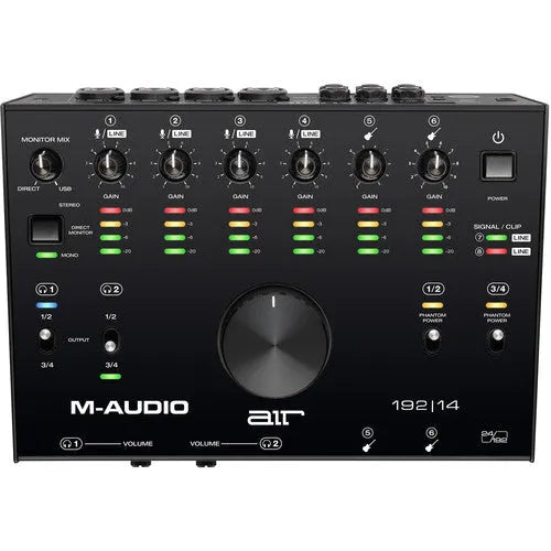 M-Audio AIR 192|14 Desktop 8x4 USB Type-C Audio/MIDI Interface - BHM Store