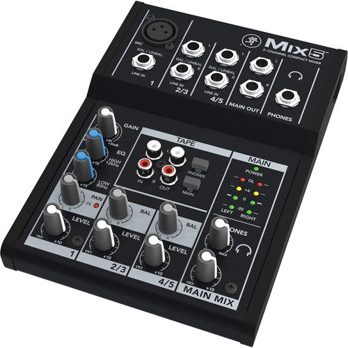 Mackie Mix5 - 5-Channel Compact Mixer