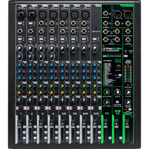 Mackie ProFX12v3 12-Channel Sound Reinforcement Mixer with Built-In FX