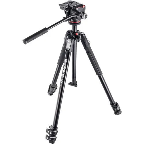 Manfrotto 190X3 Three Section Tripod with MHXPRO-2W Fluid Head - BHM Store