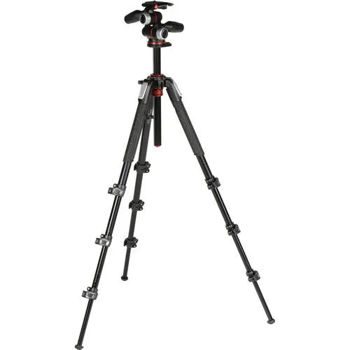 Manfrotto MK190XPRO4-3W Aluminum Tripod with 3-Way Pan/Tilt Head - BHM Store