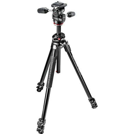 Manfrotto 290 Dual Aluminum Tripod with 3-Way Pan/Tilt Head - BHM Store