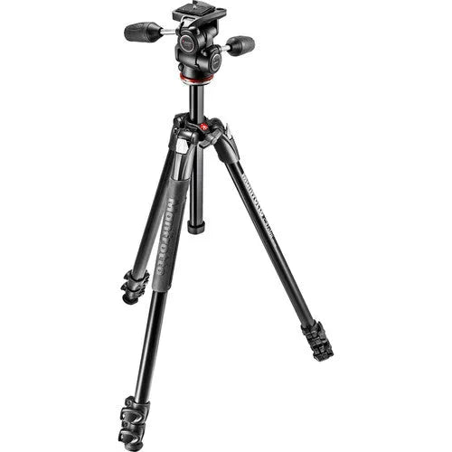 Manfrotto MK290XTA3-3WUS 290 Xtra Aluminum Tripod with 804 3-Way Pan/Tilt Head - BHM Store