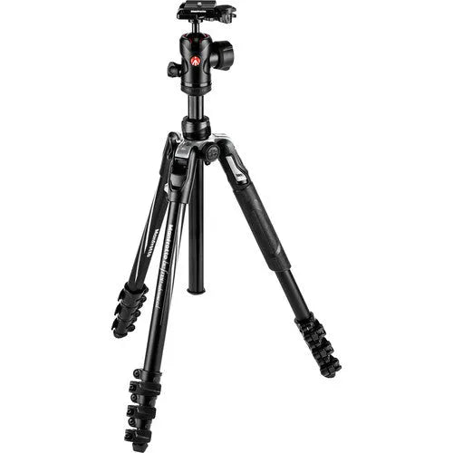 Manfrotto Befree Advanced Travel Aluminum Tripod with 494 Ball Head (Lever Locks, Black) - BHM Store