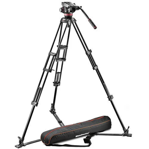 Manfrotto 502A Video Head, 546GB Tripod, and Carry Bag Bundle - BHM Store