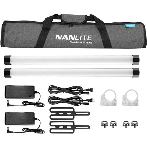 Nanlite PavoTube II 15XR RGB LED Pixel Tube Light (2', 2-Light Kit) - BHM Store