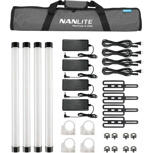 Nanlite PavoTube II 15XR RGB LED Pixel Tube Light (2', 4-Light Kit) - BHM Store