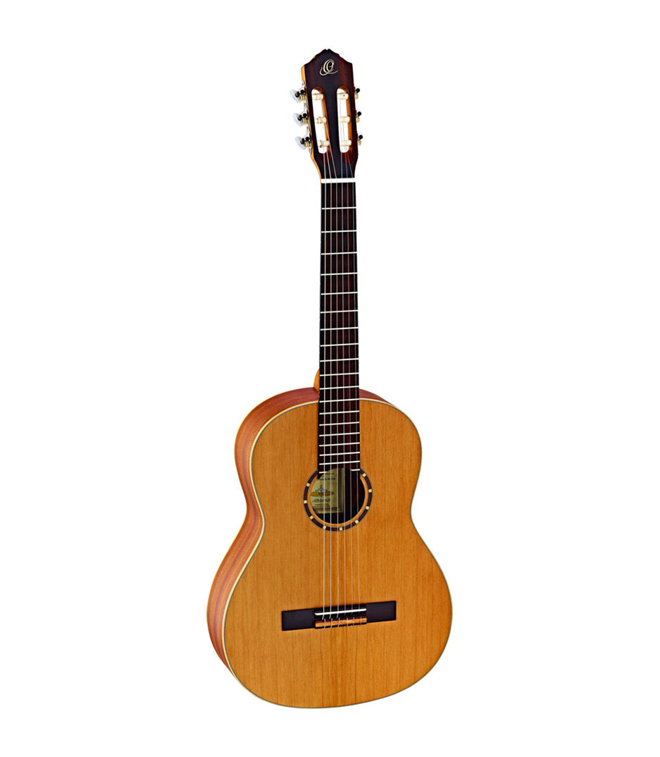 Ortega 4/4 Family Classic Guitar Natural Matt Finish Cedar Top Mahogany Back & Side Includes Gig Bag