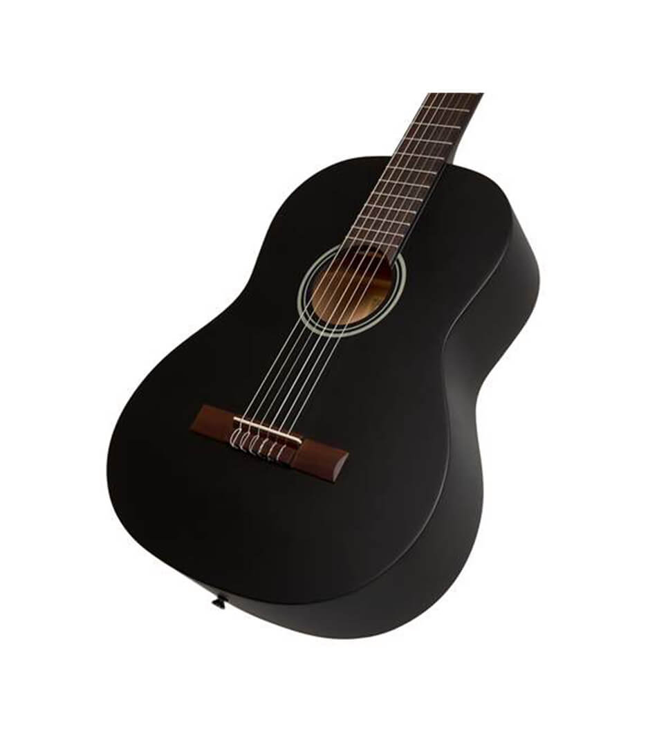 Ortega 4/4 Student Classic Guitar Spruce Top Gloss Black Finish