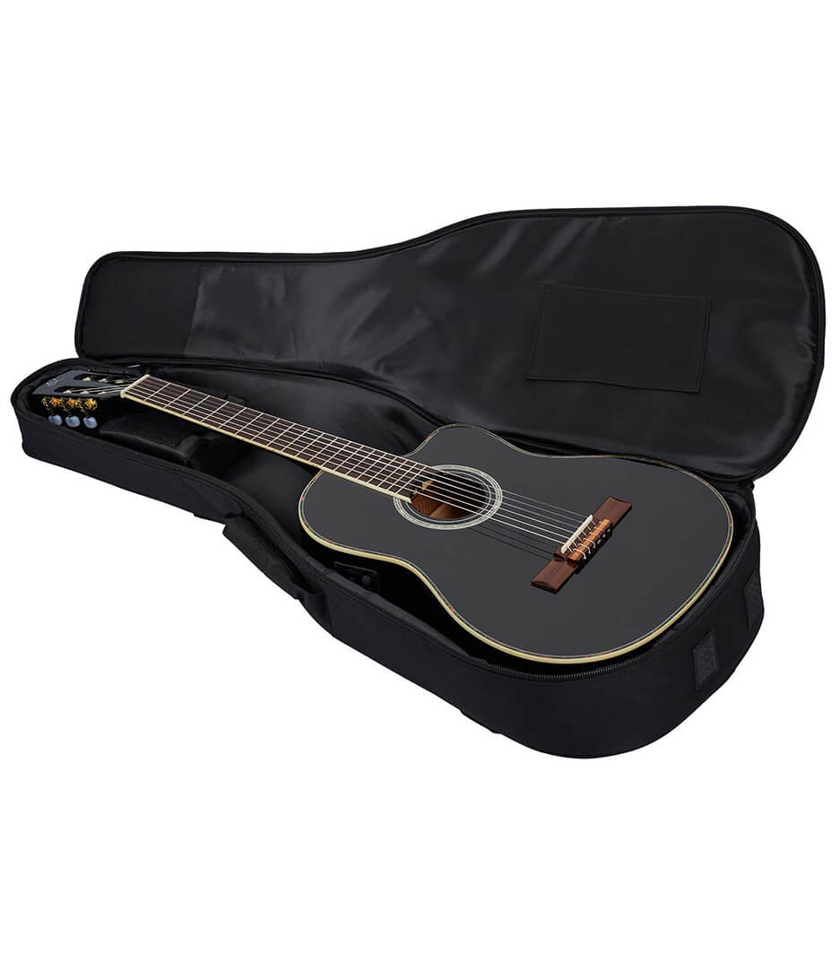 Ortega Family Series Pro, Full Size, Electronic, Black Deluxe Gig Bag Included