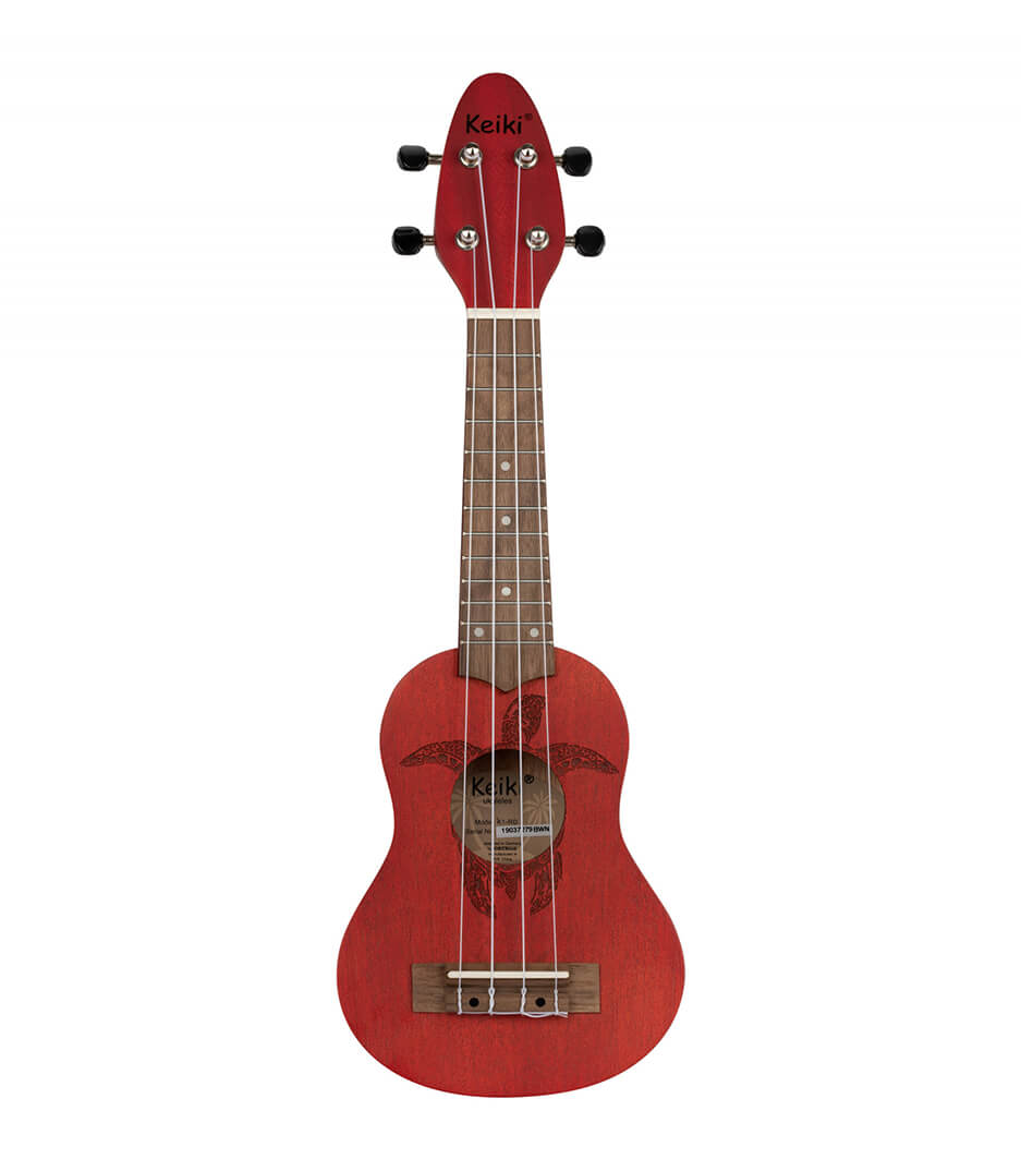 Ortega Keiki Sopranino Ukulele Satin Red Finish