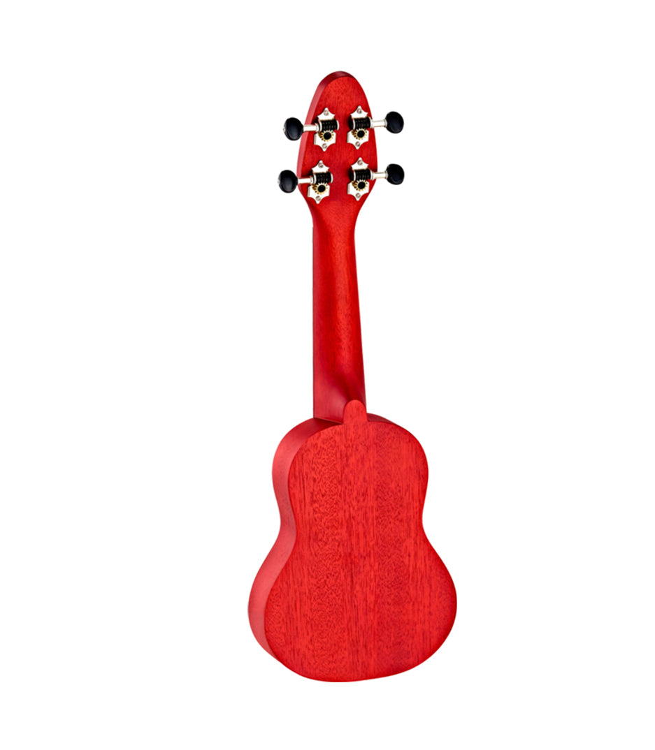 Ortega Keiki Sopranino Ukulele Satin Red Finish