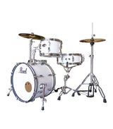 Pearl Roadshow 4-pcs Drum Set 1812B/1007T/1410F/1350S with Cymbal & Hardware Pure White Finish