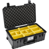 Pelican 1535AirWD Wheeled Carry-On Hard Case with Padded Divider Insert (Black) - BHM Store