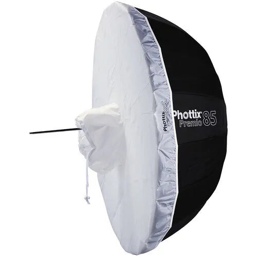 Phottix Premio Reflective Umbrella with Diffuser (85cm, Silver)