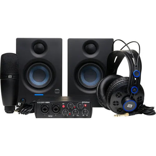 PreSonus AudioBox USB 96 Complete Hardware/Software Recording Bundle (25th Anniversary) - BHM Store