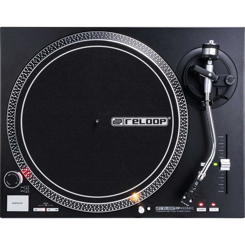 Reloop RP-4000 MK2 Quartz-Driven DJ Turntable with High-Torque Direct Drive