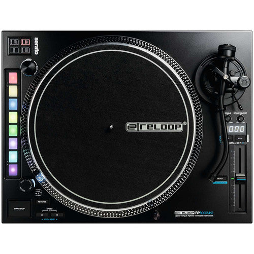 Reloop RP-8000 MK2 - Upper Torque Hybrid Turntable Instrument for Serato DJ Pro