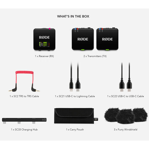 Rode Color Light System RODE Wireless GO Gen 3 Wireless Microphone System – BHM Store