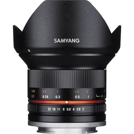 Samyang 12mm f/2.0 NCS CS Lens for Fujifilm X-Mount (Black) - BHM Store