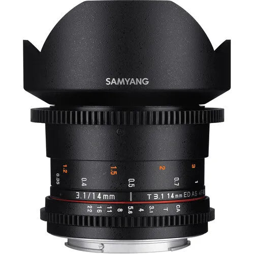 Samyang 14mm T3.1 VDSLRII Cine Lens for Micro Four Thirds Mount - BHM Store