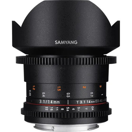 Samyang 14mm T3.1 VDSLRII Cine Lens for Nikon F Mount - BHM Store