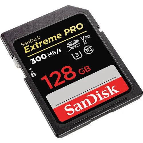 SanDisk 128GB Extreme PRO UHS-II 300mb/s SDXC Memory Card