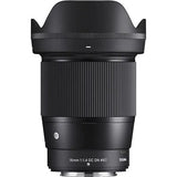 Sigma 16mm f/1.4 DC DN Contemporary Lens (FUJIFILM X) - BHM Store
