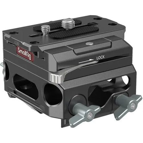 SmallRig Lightweight Magnesium Alloy Baseplate with Dual 15mm LWS Rod Clamp - BHM Store