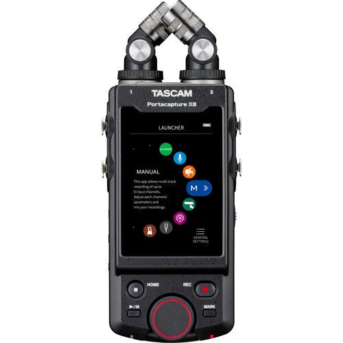 TASCAM Portacapture X8 32-Bit Float 8-Channel Multitrack Field Recorder - BHM Store