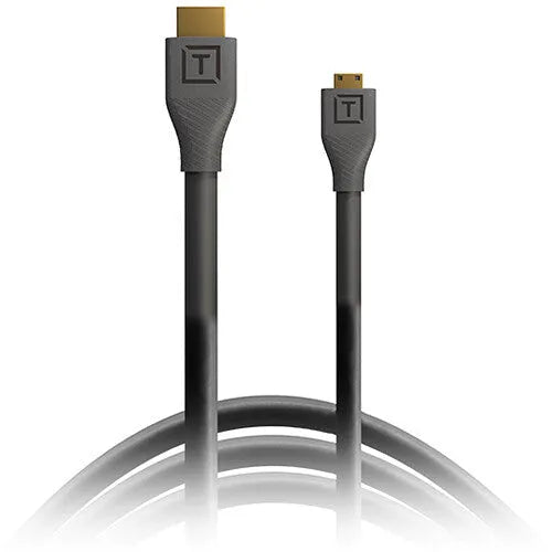 Tether Tools TetherPro Micro-HDMI to HDMI Cable with Ethernet (Black, 15') - BHM Store