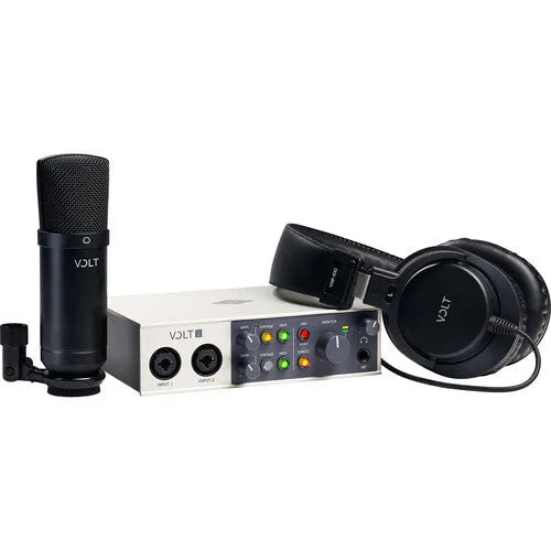 Universal Audio Volt 2 Studio Pack Home Studio Recording Bundle - BHM Store
