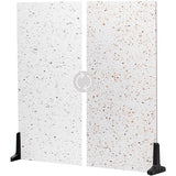 V-FLAT WORLD Duo-Board Double-Sided Background (Terrazzo A / Terrazzo B, 60 x 60cm)