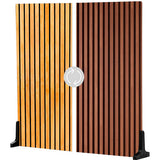 V-FLAT WORLD Duo-Board Double-Sided Background (Wood Slats Light/Wood Slats Dark, 60 x 60cm)