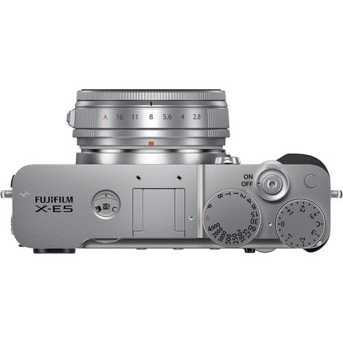 FUJIFILM X-E5 Mirrorless Camera with XF 23mm f/2.8 Lens in 2 Colors
