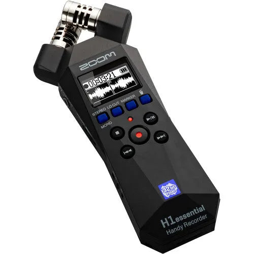 Zoom H1essential 2-Track 32-Bit Float Portable Audio Recorder - BHM Store