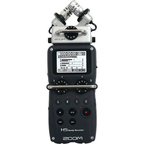 Zoom H5 4-Input / 4-Track Portable Handy Recorder with Interchangeable X/Y Mic Capsule - BHM Store
