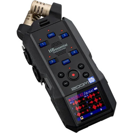 Zoom H6essential 6-Track 32-Bit Float Portable Audio Recorder - BHM Store